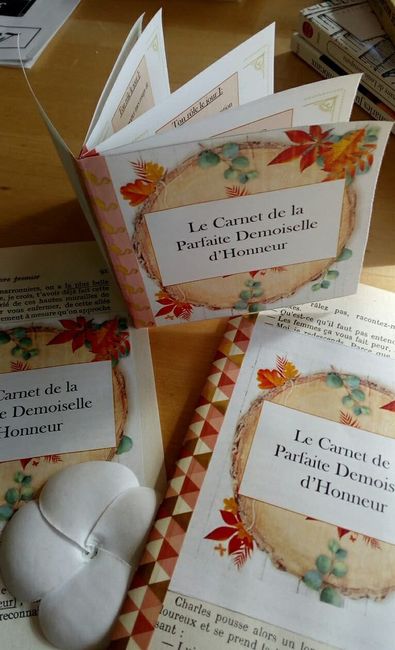 Mon diy ,le carnet des demoiselles d'honneur 1