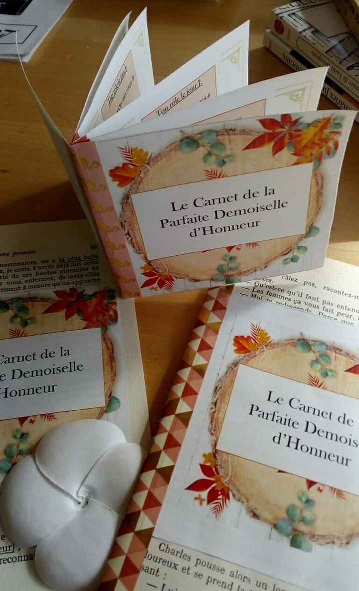 le carnet de la parfaite demoiselle d'honneur