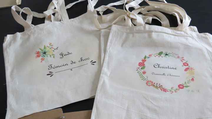 Mes totes BAG Team mariée