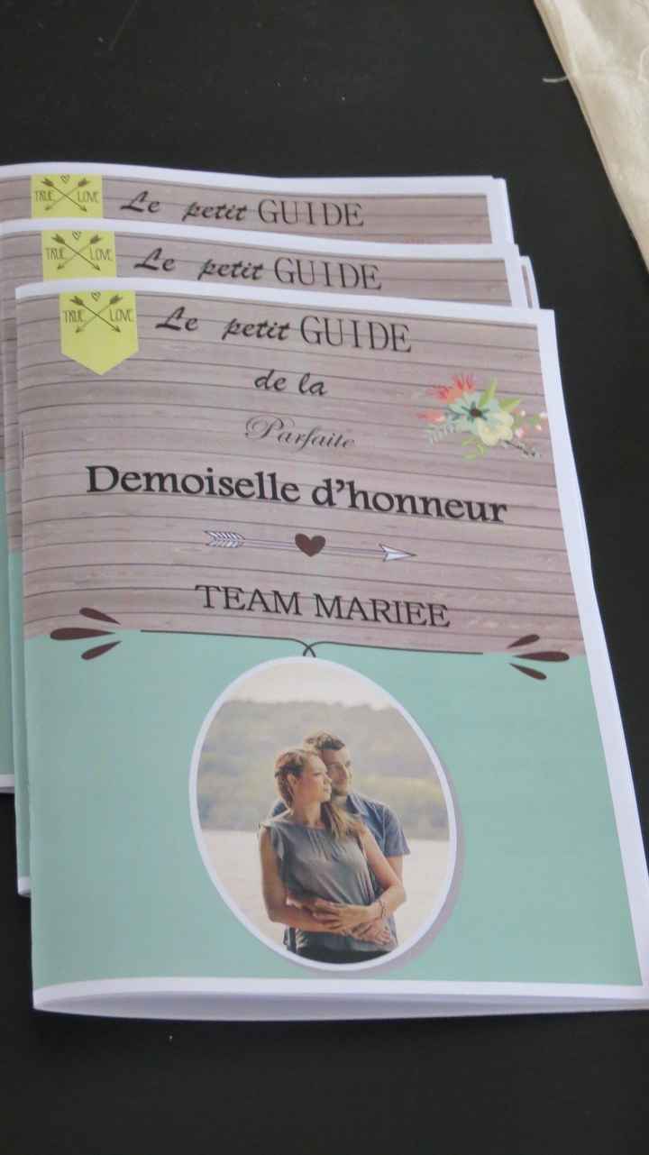 Guide  demoiselle d'honneur