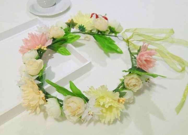 Couronne de fleurs 