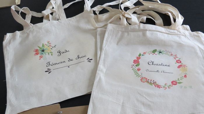 Mes totes BAG Team mariée