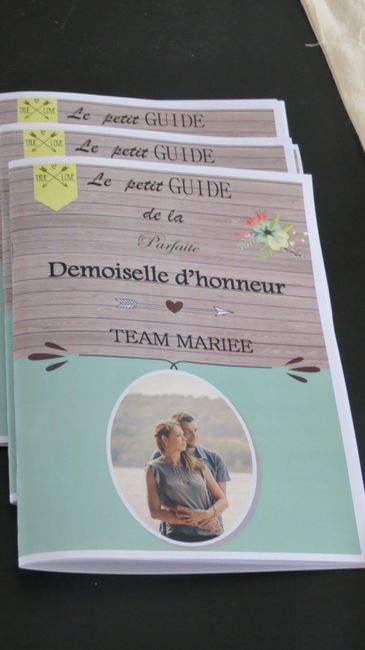 Guide  demoiselle d'honneur