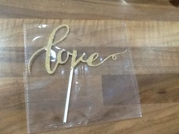 Cake toper Loveù