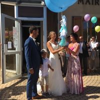 Sortie mairie (surprise des ballons)