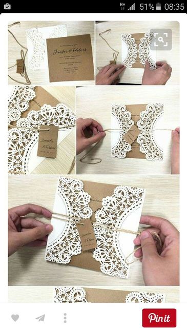 Mariage rustique : le faire-part - 1