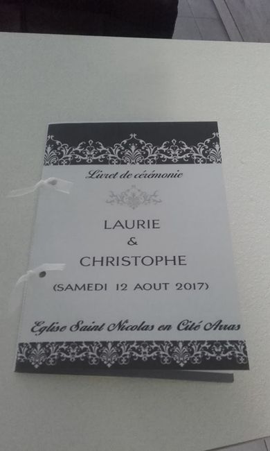livret de cérémonie