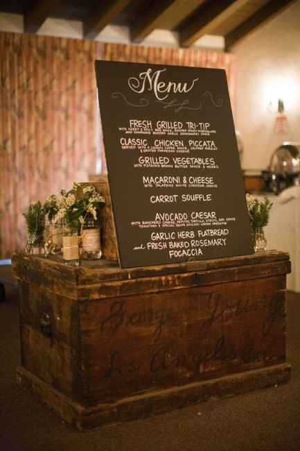 Présentation menu buffet