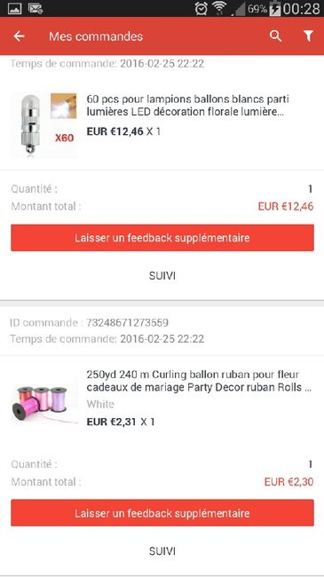 Sondage pour déculpabiliser : nombre de commandes aliexpress - 4