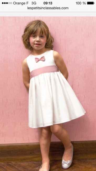 Tenue pour ma fille et enfant d'honneur