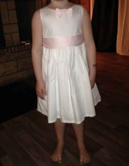 Robe face pour ma fille