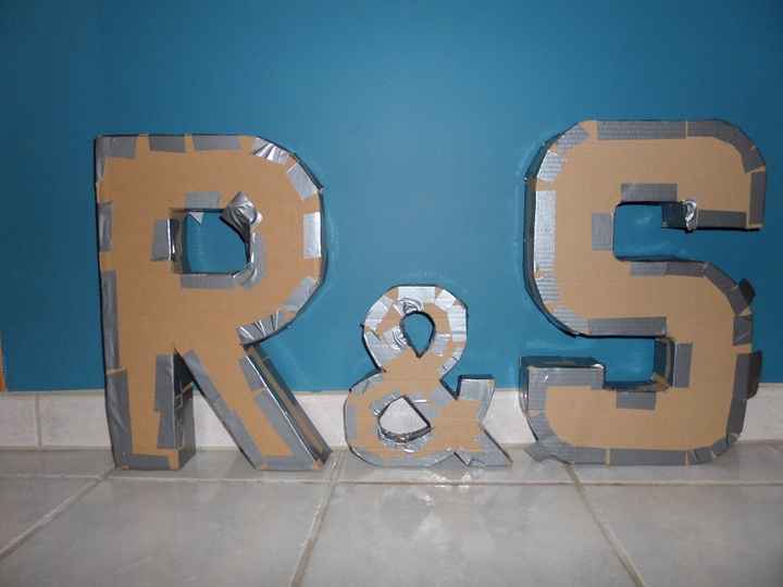 3ème étpae Lettres géantes