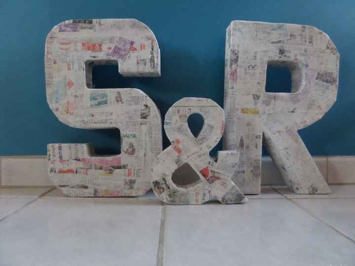 4ème étape lettres géantes
