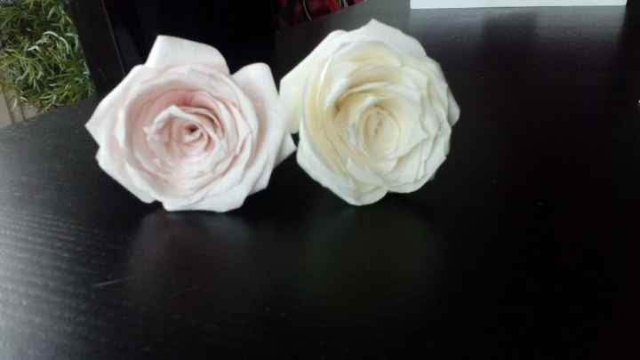 Diy roses pour centres de table - 2