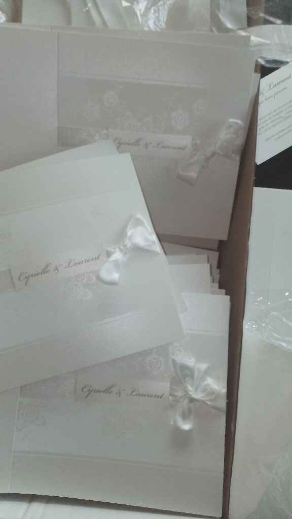 Faire-parts postés une nouvelle étape - 1