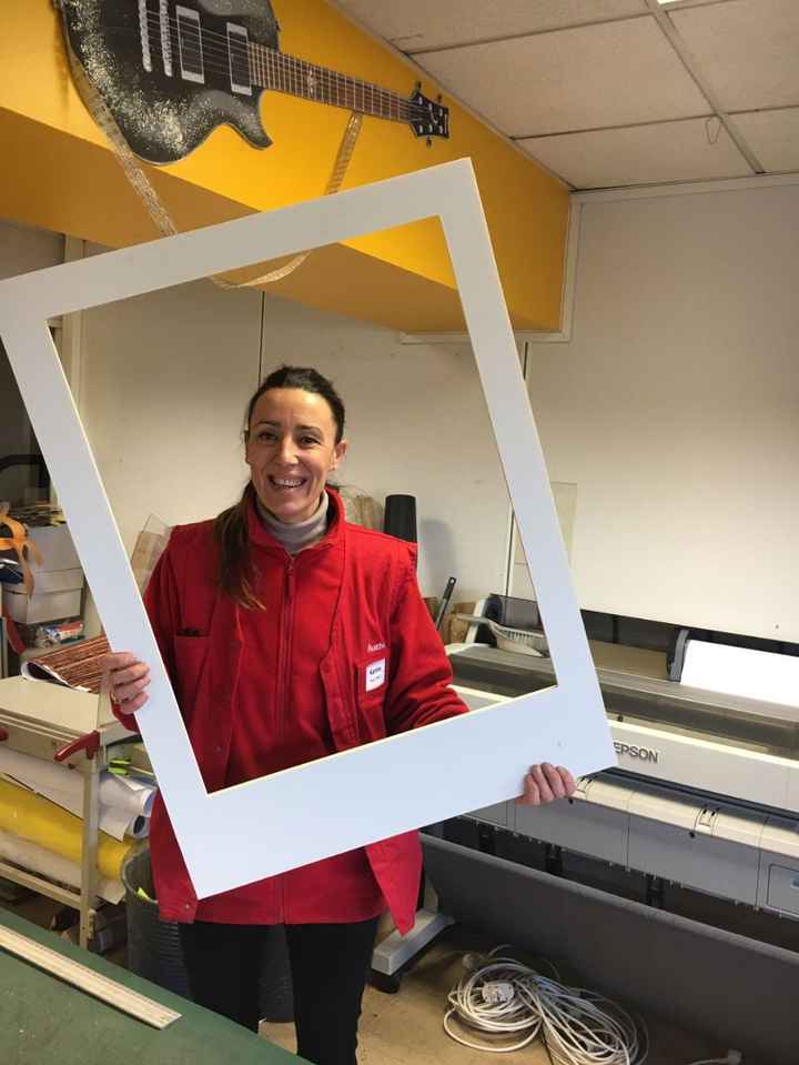 Cadre photobooth : polaroïd