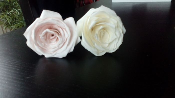 Diy roses pour centres de table - 2