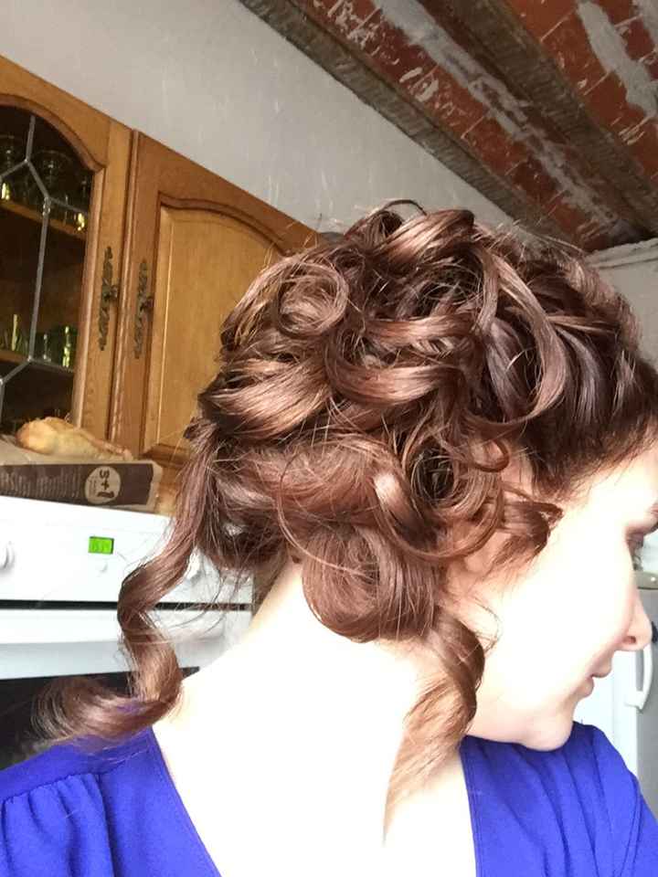 Essayage coiffure et robe retouchée - 4