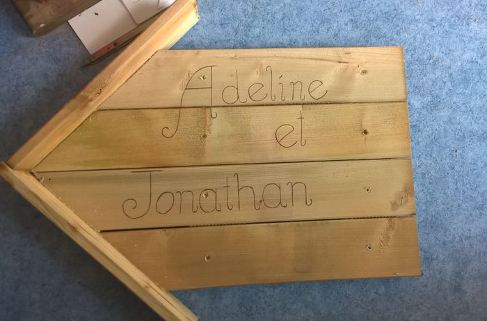 Bricolage flèche en bois - 1