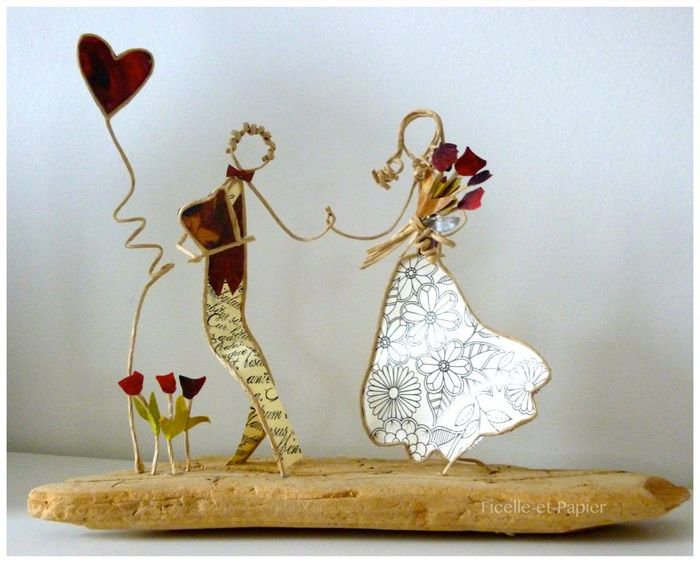 Déco en bois fil de fer et papier ! - 1