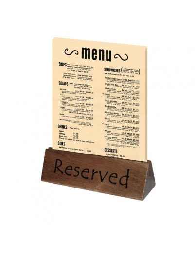 Fabrication de présentation menu sur table 5