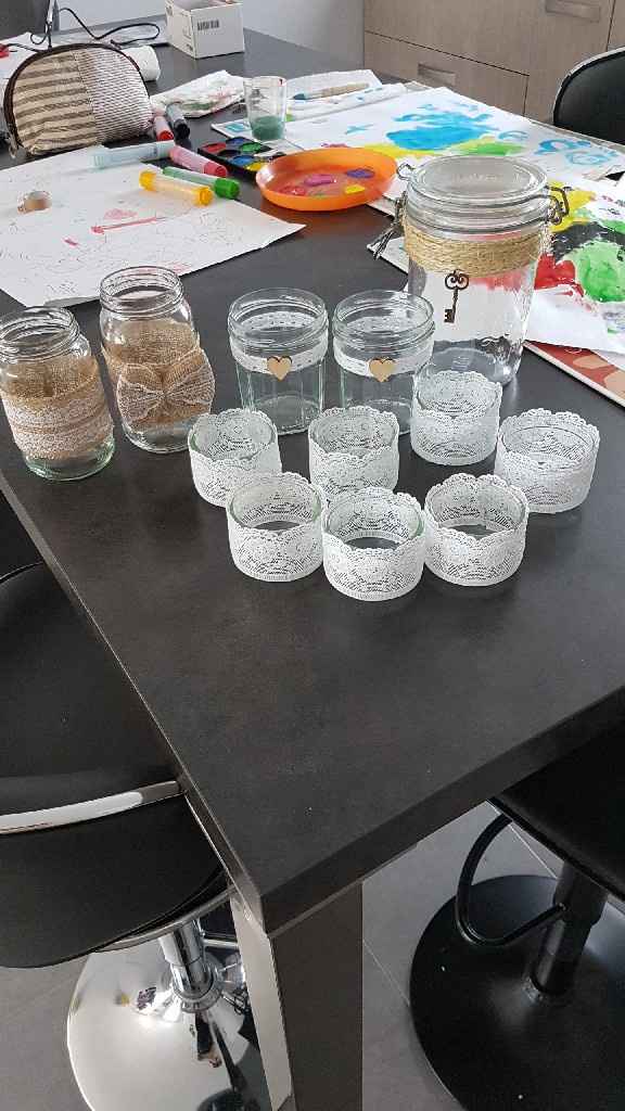 Début de la déco de table. - 1