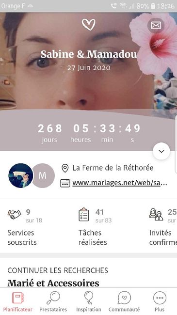 Partagez votre compte à rebours ! 😃 1