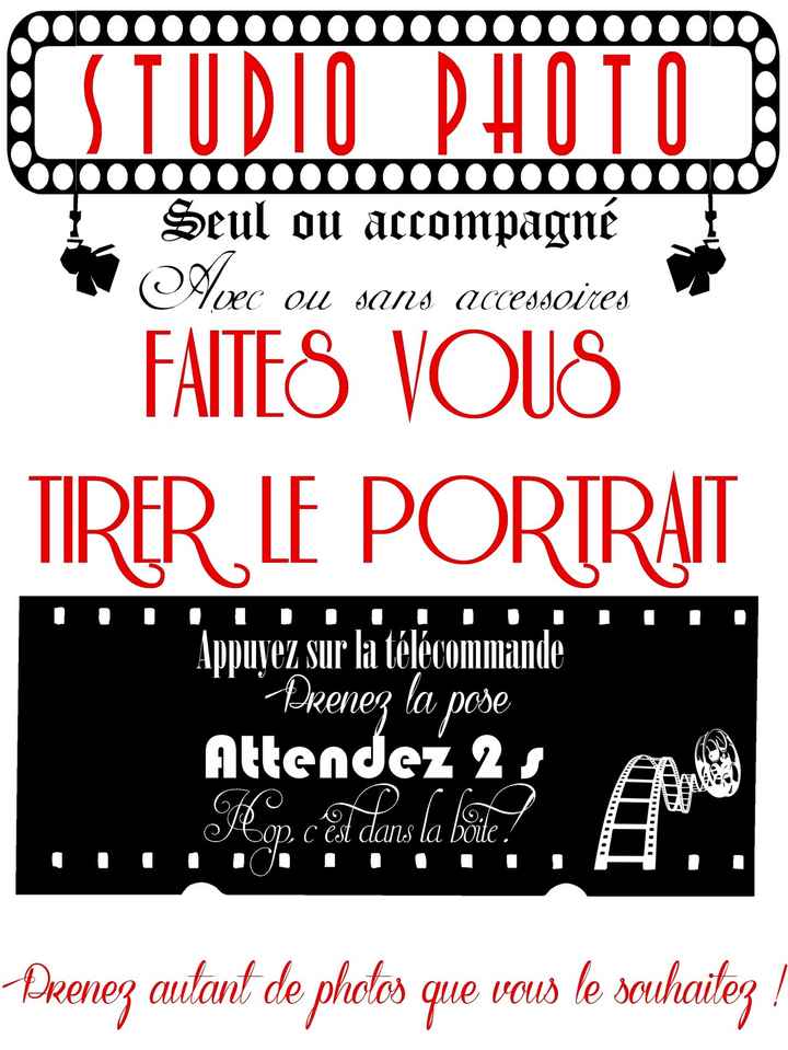 Pancarte photomaton