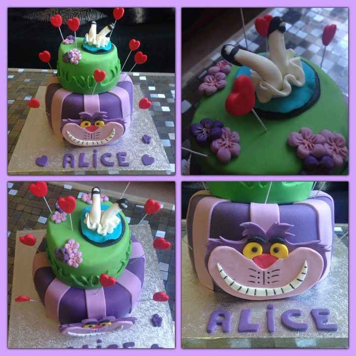 Gâteau Alice au pays des merveilles