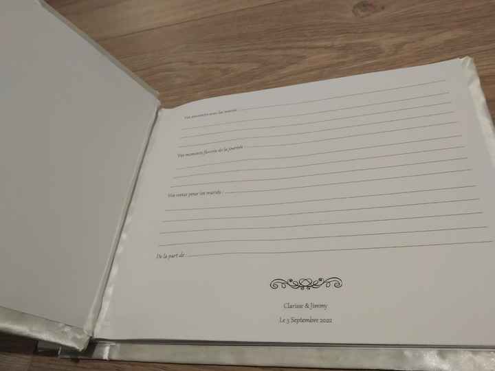 Livre d'or personnalisable - 2