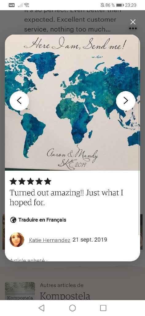 Livre d'or carte du monde - 2