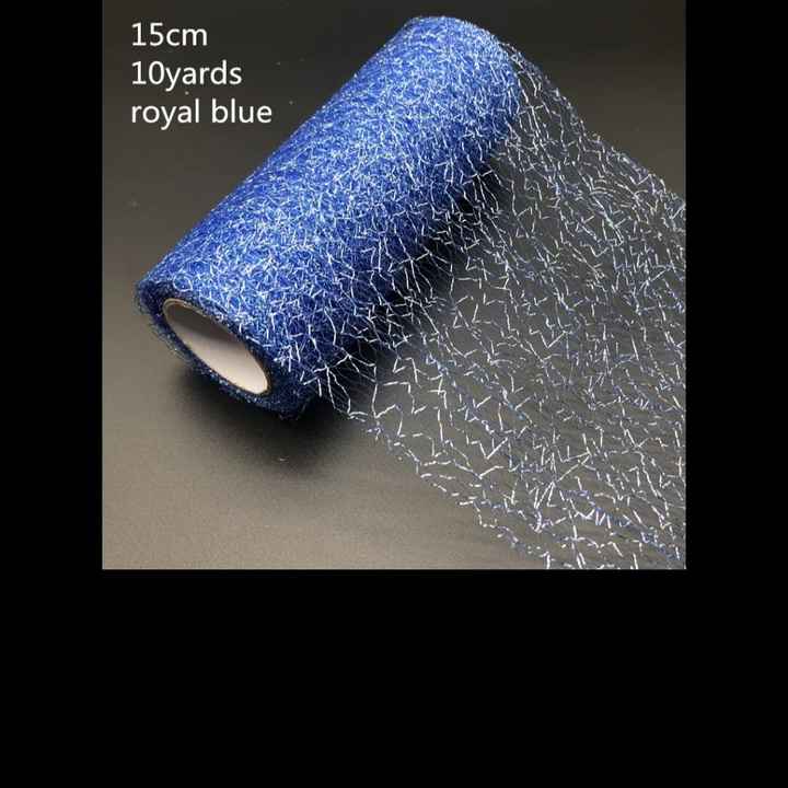 Chemin de table bleu roi - 1