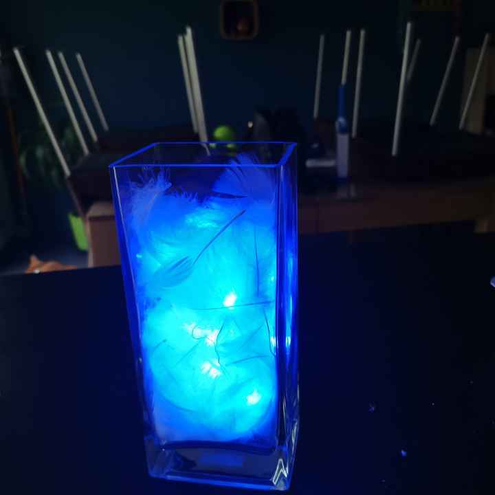 Chemin de table bleu roi - 1