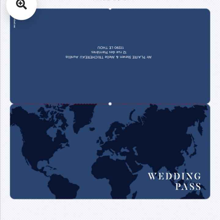 Faire part voyage - 2