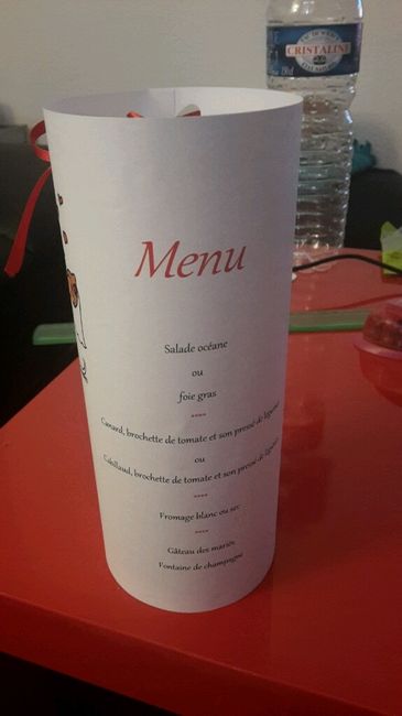 Menu photophore - 3