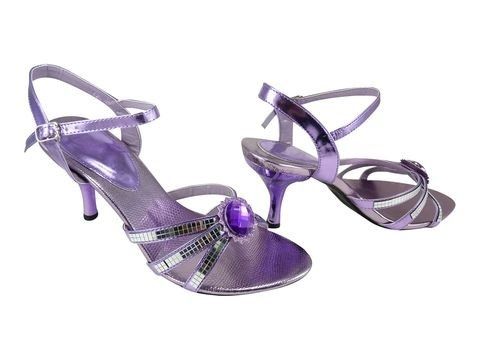 chaussures violettes