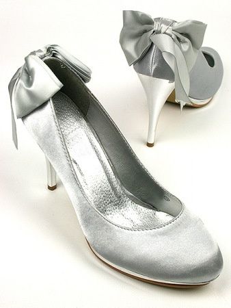 chaussures argentées