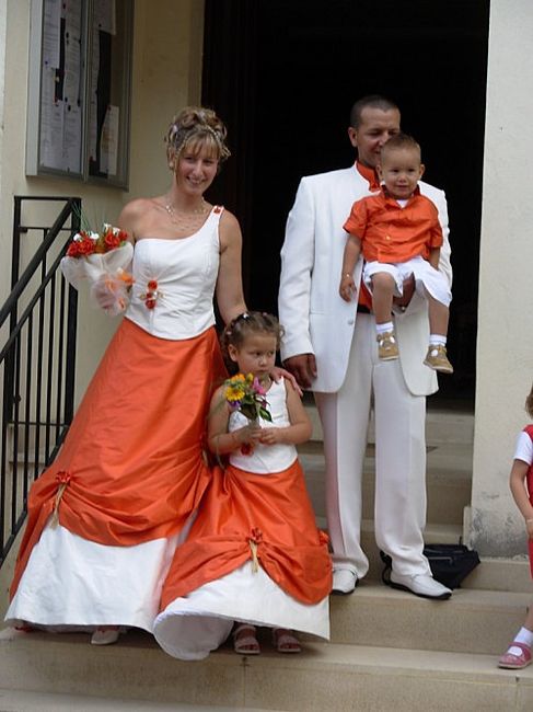 robe orange