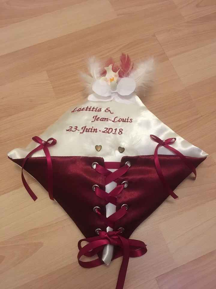 Mariage civil -Thème Rouge bordeaux / blanc - 5