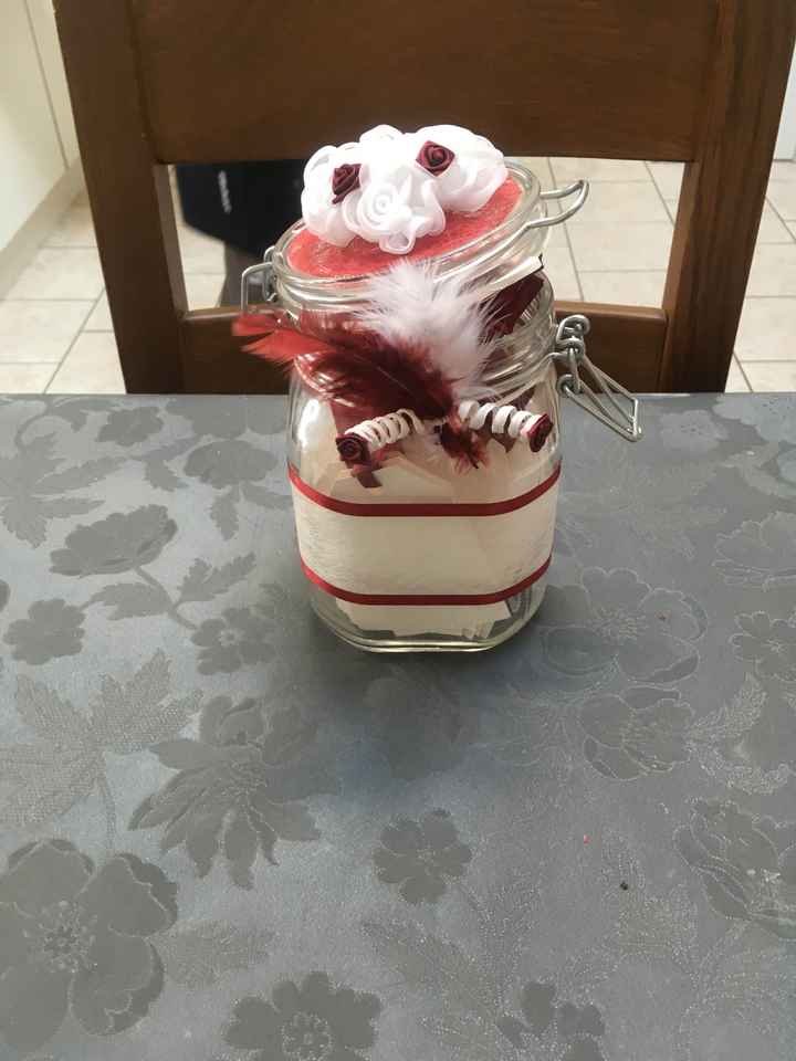 Mariage civil -Thème Rouge bordeaux / blanc - 2