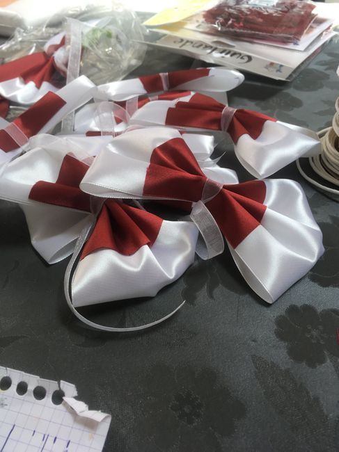 Mariage civil -Thème Rouge bordeaux / blanc 10