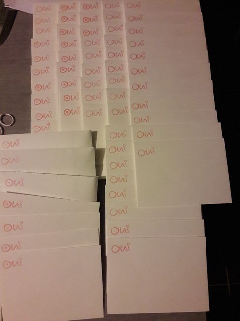 Préparation envoi faire part! 2