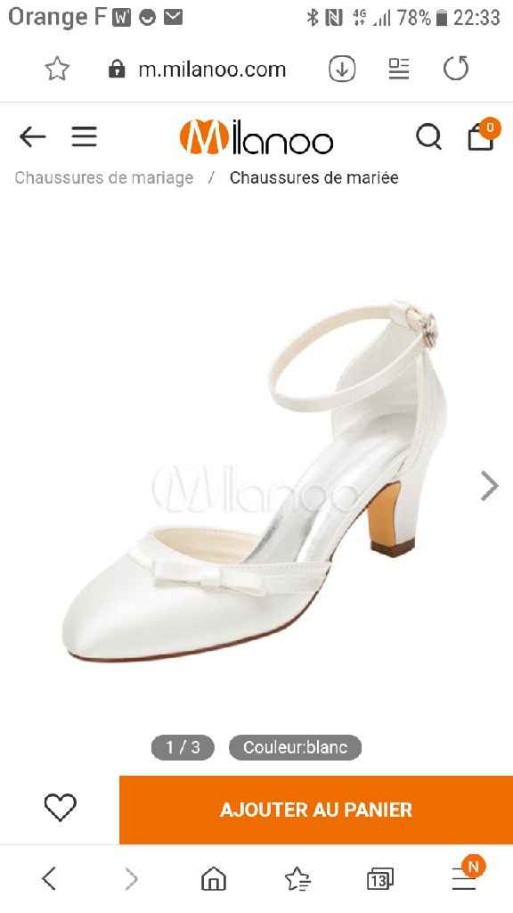 Chaussures mariee Milanoo - 1