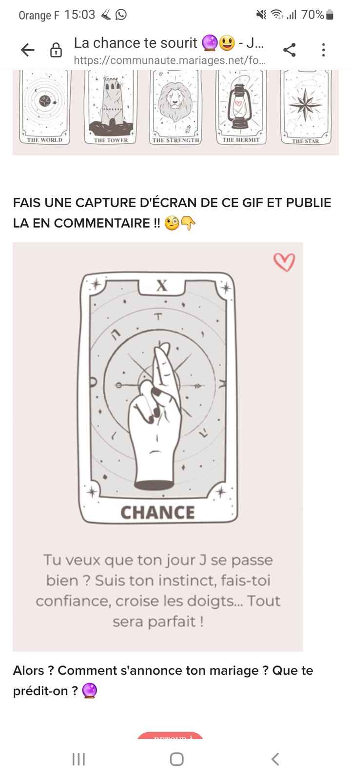 La chance te sourit 🔮😃 - 1