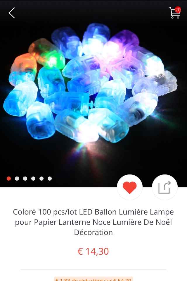 Avis led aliexpress pour photophore en papier - 1