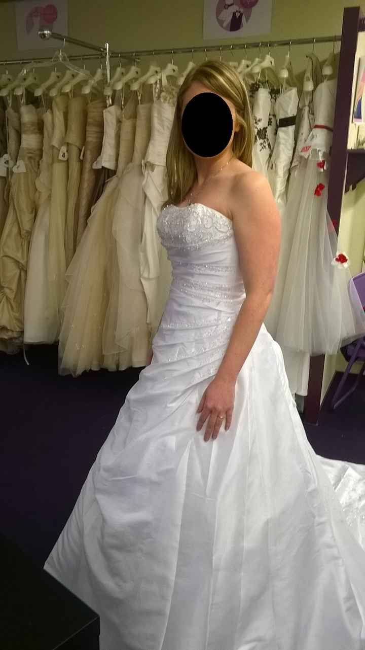 ma robe diamante point mariage blanche