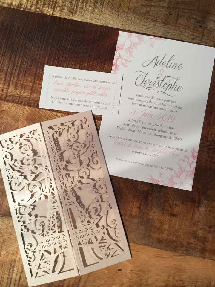 Envoi de nos faire-parts - 1