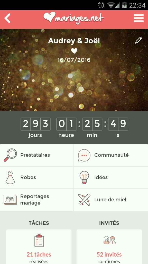 Jours restants - 1