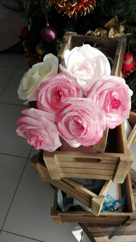 Roses en filtre à café - 1