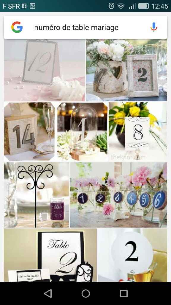Nom de table/ plan de table - 1